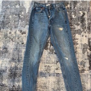 Levi's 501 skinny altered